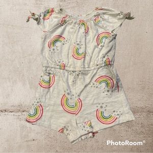 EUC Old Navy Girls Rainbow Romper Size 2T